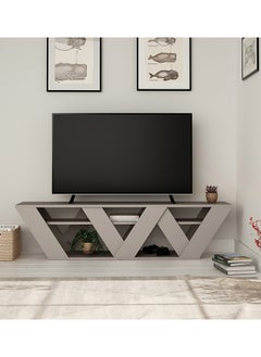 Mourah Home Ralla Tv Stand Up To 65 Inches With Storage - Light Mocha  - Image 1