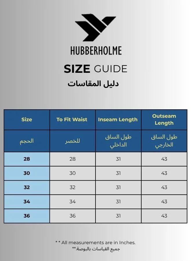 Hubberholme Men Relaxed Fit Wrinkle Free Wash Pleated Korean Pants - Image 4