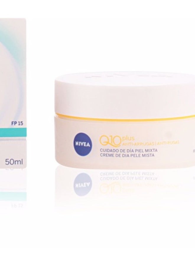 نيفيا كريم نيفيا كيو 10+ النهاري المضاد للتجاعيد للبشرة المختلطة بعامل حماية من الشمس 15، 50 مل - Image 1