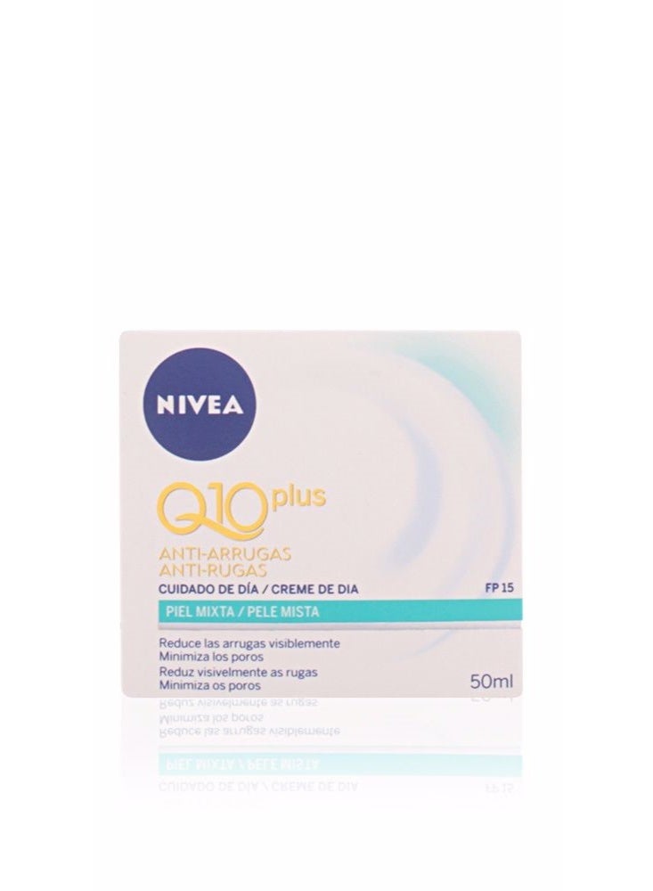 نيفيا كريم نيفيا كيو 10+ النهاري المضاد للتجاعيد للبشرة المختلطة بعامل حماية من الشمس 15، 50 مل - Image 2