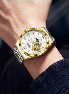 TISSELLY Men's Business Luminous Waterproof Fully Automatic Mechanical Watch  - Image 2