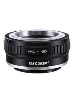 K&F Concept Lens Mount Adapter Compatible with M42 Lens to NEX E-Mount Camera Compatible with Sony Alpha NEX-7 NEX-6 NEX-5N NEX-5 NEX-C3 NEX-3  - Image 3