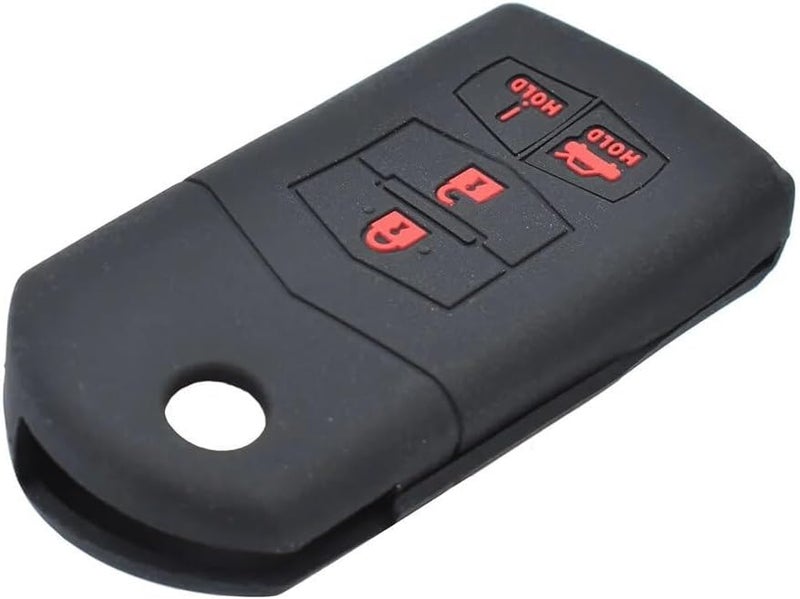 QASULER Silicone Car Key Case Cover for Mazda - Image 5