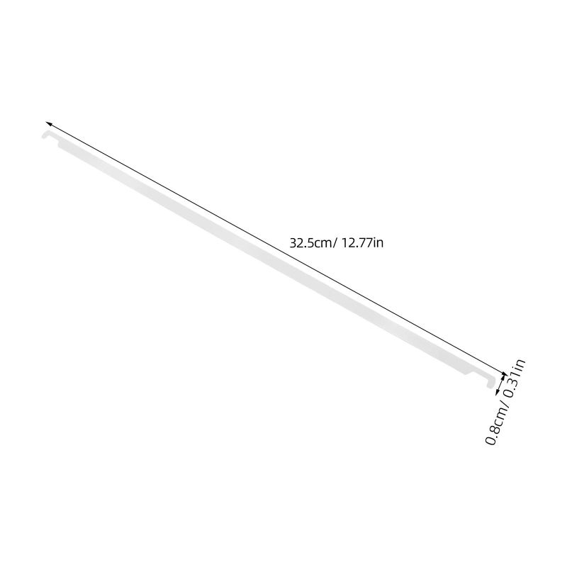 12pcs 32 50X0 80X0 10CM Metal Hanging File Rails Replacement for Filing Cabinet Binders Storage - Image 5