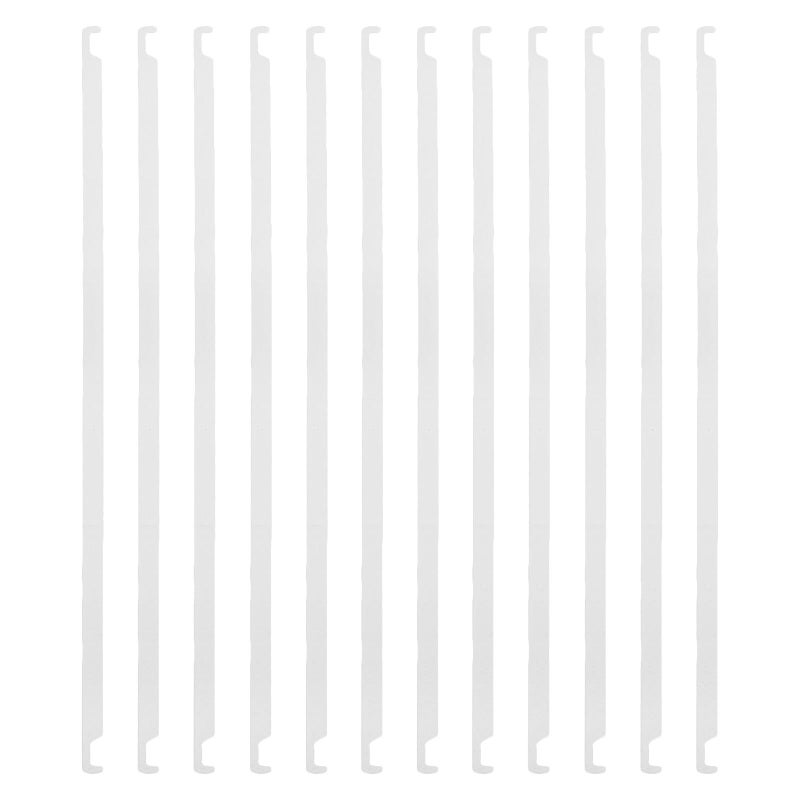 12pcs 32 50X0 80X0 10CM Metal Hanging File Rails Replacement for Filing Cabinet Binders Storage - Image 2