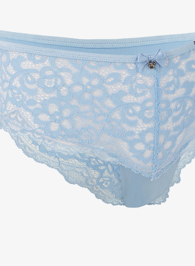 hunkemoller Lace High Leg Bikini Bottom - Image 3