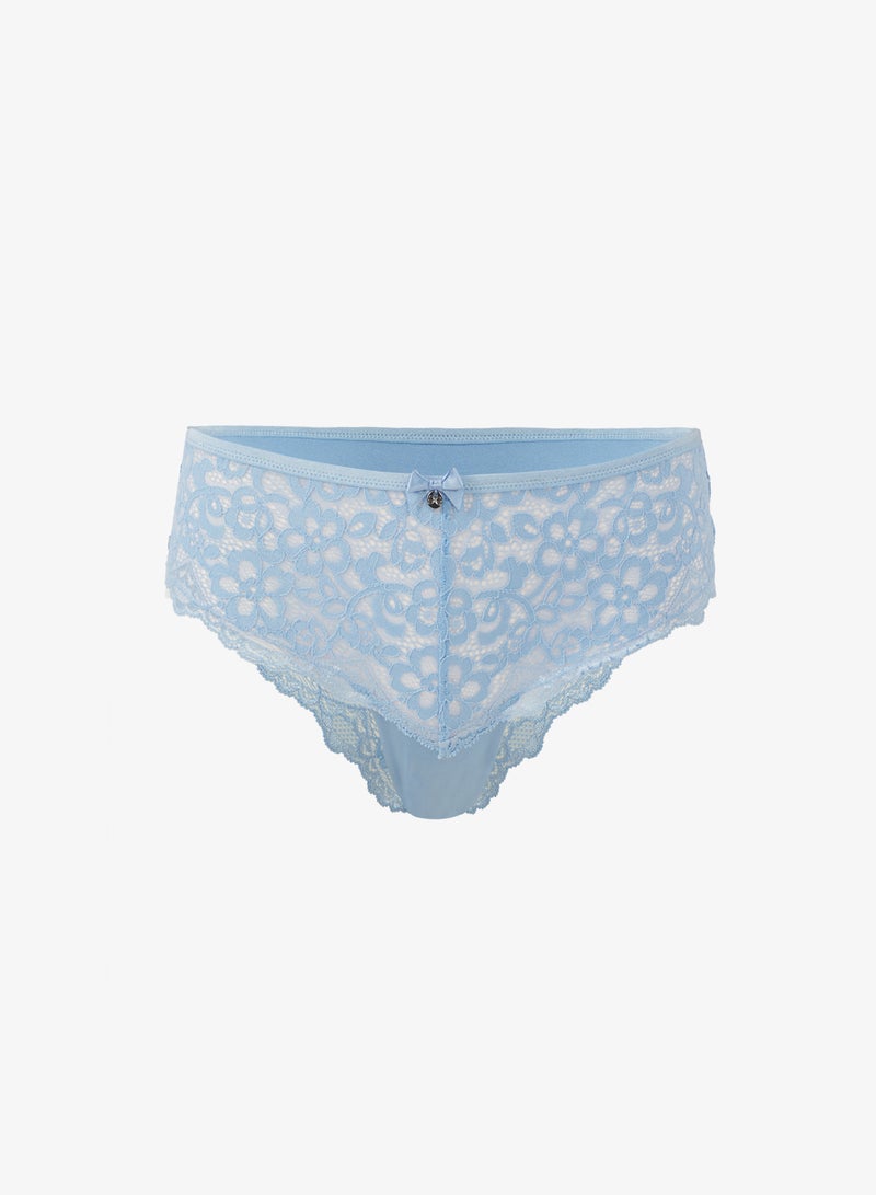 hunkemoller Lace High Leg Bikini Bottom - Image 1
