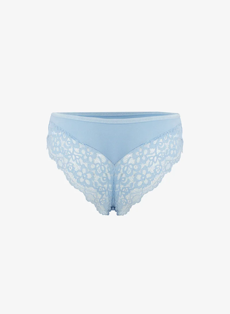 hunkemoller Lace High Leg Bikini Bottom