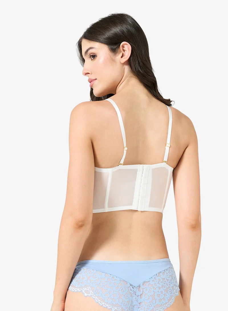 hunkemoller  Lace High Leg Bikini Bottom for Women | Best Price UAE