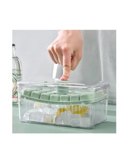 Cool Baby Press-To-Go Ice Cube Molds with Storage Box Ice Cube Tray with Lid and Box 2 Ice Cube Trays for Freezer 56 Ice Cube Molds and Ice Scoop (Green)  - Image 3