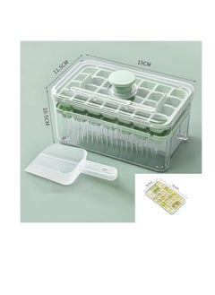 Cool Baby Press-To-Go Ice Cube Molds with Storage Box Ice Cube Tray with Lid and Box 2 Ice Cube Trays for Freezer 56 Ice Cube Molds and Ice Scoop (Green)  - Image 5