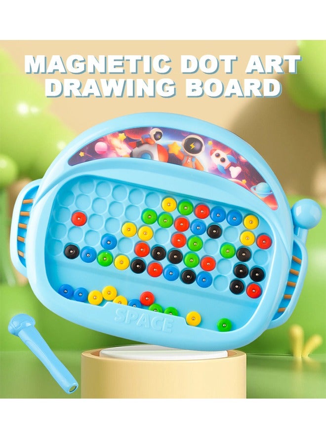 Magnetic Drawing Board, Large Magnetic Toys Doodle Board with Magnetic Beads and Pen Drawing Board, Educational Preschool Toy, Great Birthday Gift for Boys and Girls Ages 3-6  - Image 2