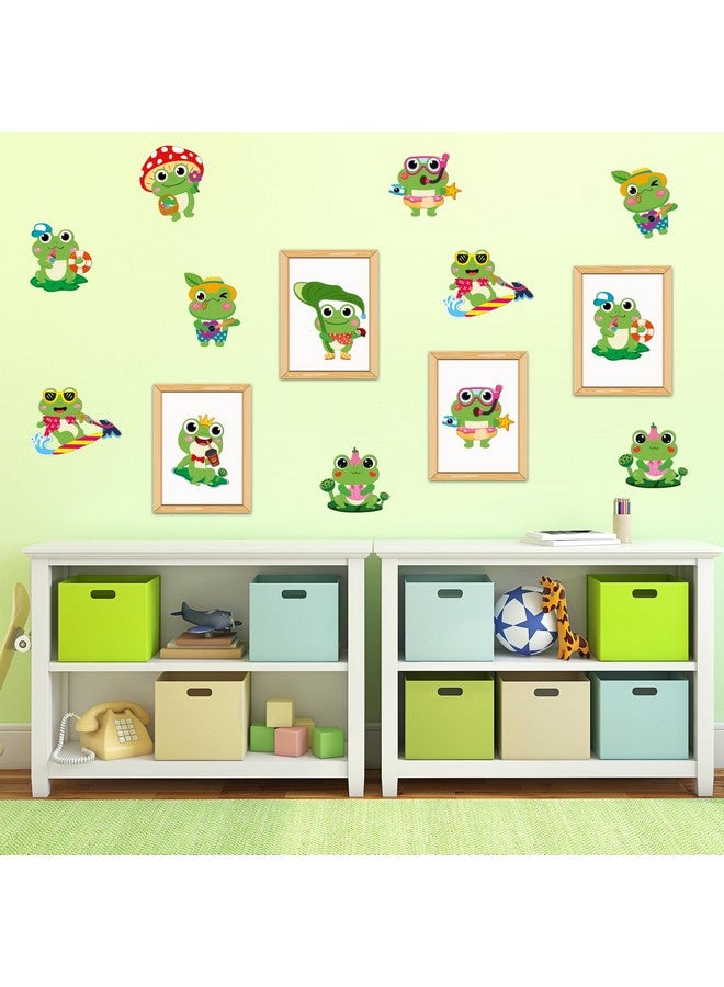 BeYumi Frog Face Sticker Sheets - 40Pcs Make Your Own Frog Stickers Games Frog Make A Face Sticker Sheets Preschool Classroom Decoration Spring Summer Passover Party Favors For Kids Birthday Party - Image 5