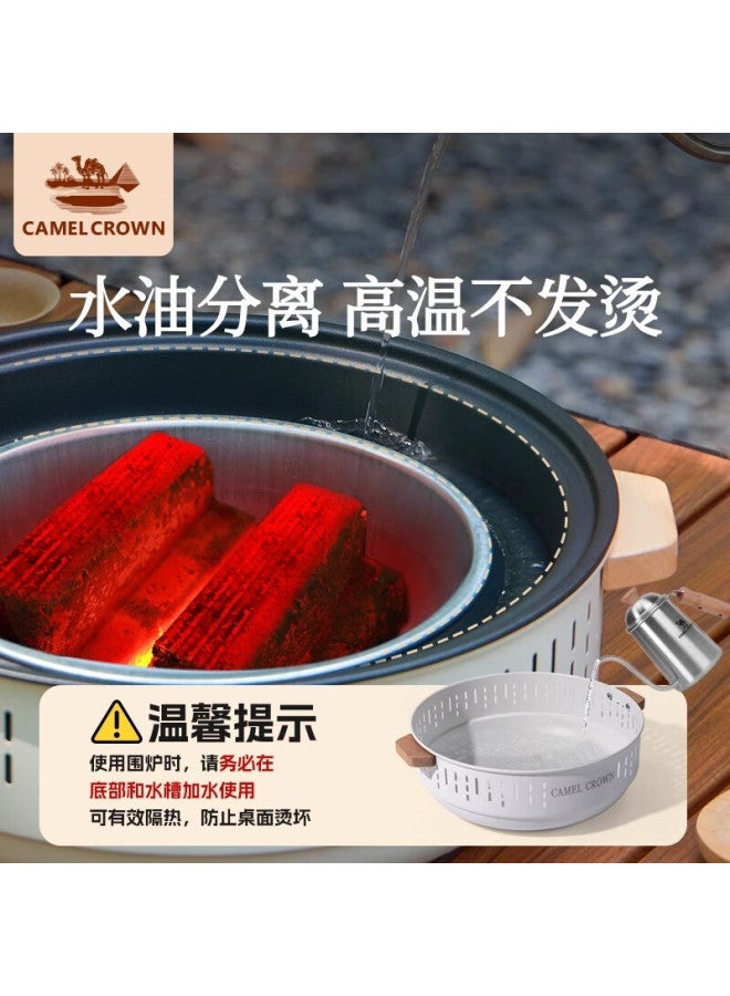 CAMEL CROWN Camelcrown Indoor Charcoal Bbq Grill Outdoor Portable Barbecue Grill 173cj18021 - Image 3