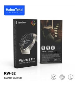 Haino Teko Haino Teko RW32 Smart Watch HD IPS Amoled Screen,Curved Glass With 3 Straps Silicone And Stainless Steel And Leather  - Image 1