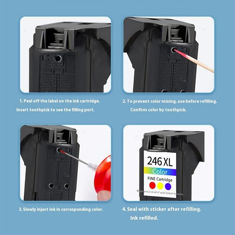 Black Toner Cartridge for HP MX490 245XL 246XL Easy Installation Polystyrene Substance - Image 3