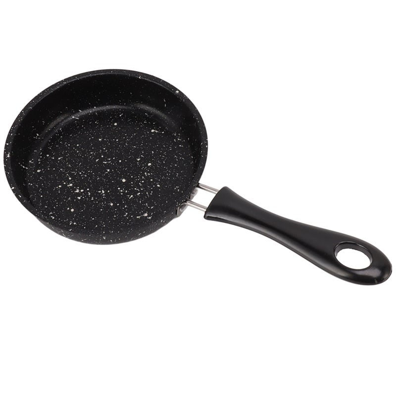 Frying Pan 14CM Nonstick Coating Cooking Skillet - Fast & Even Conduction Stainless Steel Pan for Home Kitchen Healthy Cooking - Image 1