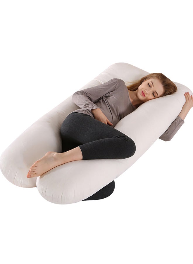 New Crystal Velvet Multi-functional Belly Pillow For Pregnant Women Waist Side Pillow Pregnancy Side Sleeping Clip Leg Sleeping U-shaped Pillow