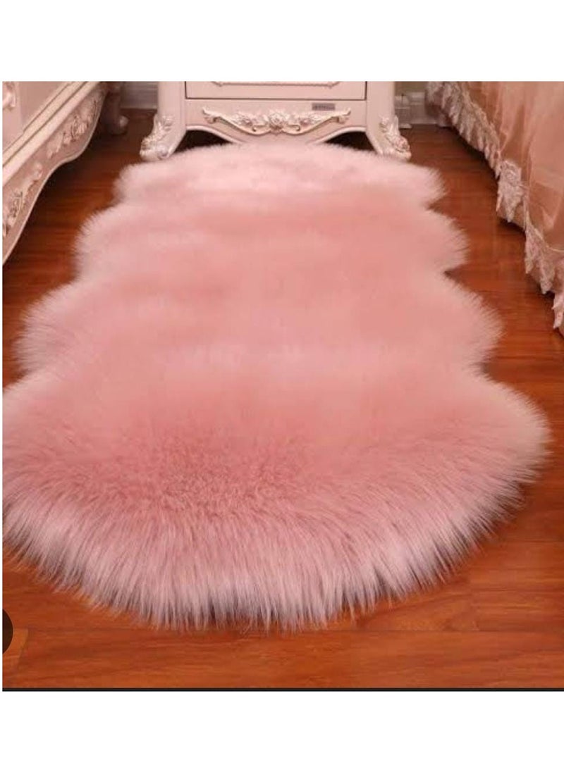 Generic - Runner fur pink, 160 cm x 40 cm, for a dining table or buffet - Image 1
