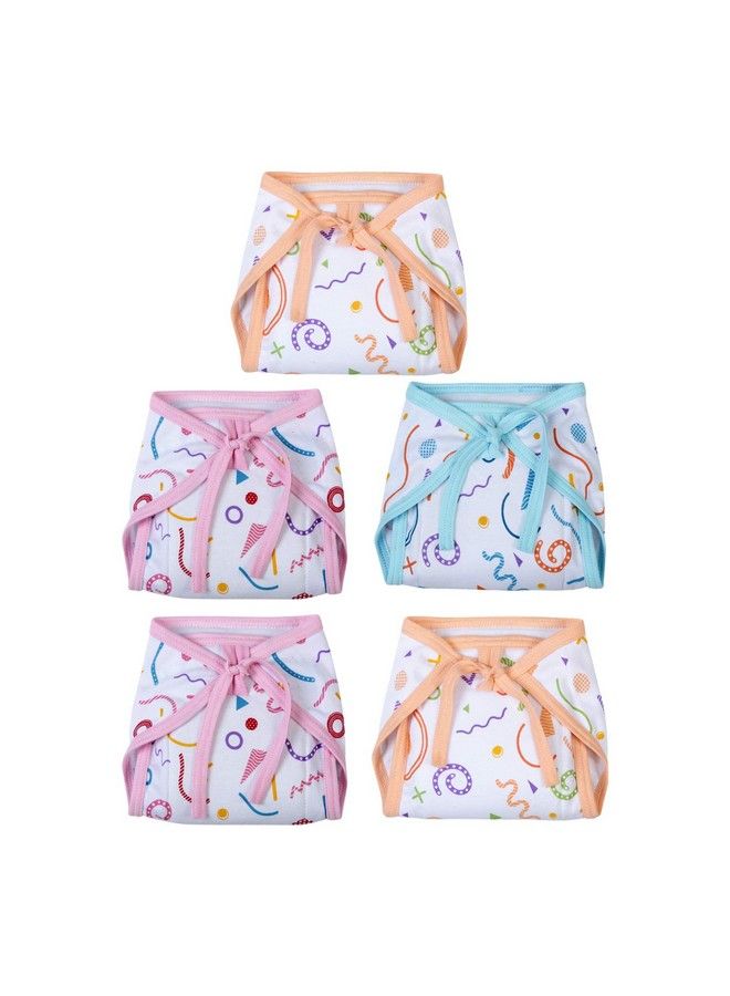 Superminis Baby Cotton Nappies Printed Reusable Cushioned Nappy For Newborns And Infants (6 12 Months) - Image 2