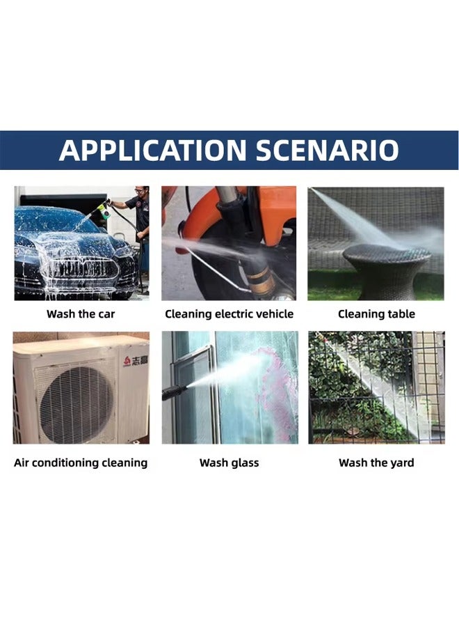 بوليفياز غسالة ضغط عالي 2400 واط 280 بار كهربائية محمولة - منظف قوي بسلك لتنظيف السيارات والحدائق والأسطح الخارجية - Image 2