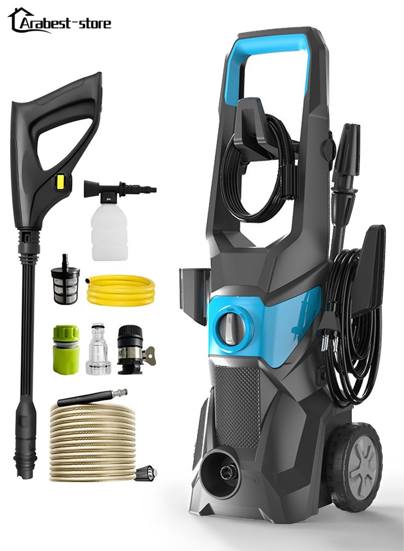 بوليفياز غسالة ضغط عالي 2400 واط 280 بار كهربائية محمولة - منظف قوي بسلك لتنظيف السيارات والحدائق والأسطح الخارجية - Image 1