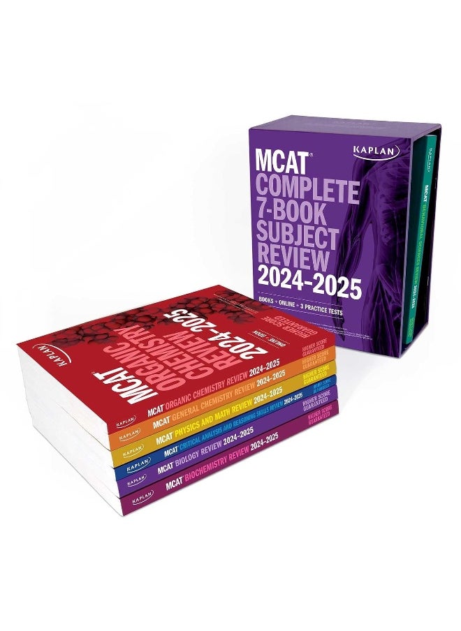 KAPLAN MCAT Complete 7-Book Subject Review 2024-2025: Books + Online + 3 Practice Tests - pzsku/Z5B25977F06C4158A8AB0Z/45/_/1739453001/e7e10160-bd68-4ae0-b192-96f9c7732e0d