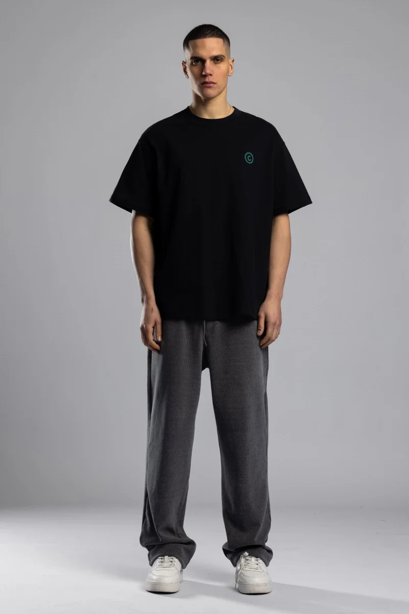 Catch Good Will Embossed Print T-shirt