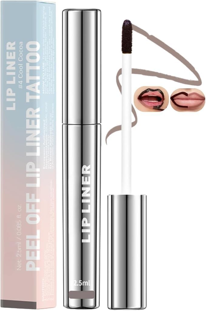 Lip Liner Stain Peel Off With Rich And AntiSmudge Formula Peel Off Lip Liner Stain Precise Application LipLiner With Silky Texture Hyaluronic Acid Peel Off Lip Stain 3 Brow