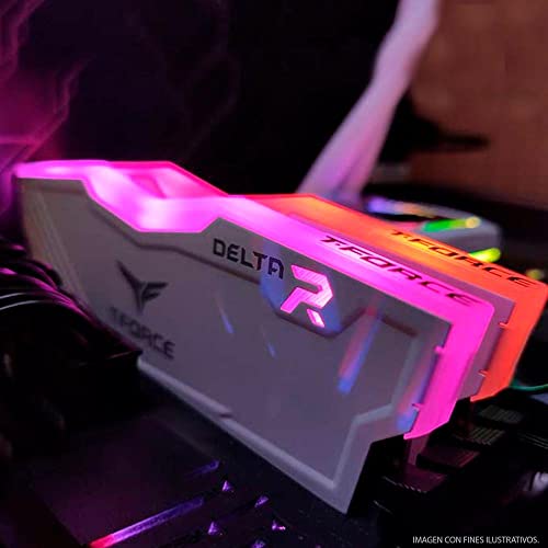 TEAMGROUP T-Force Delta RGB 16GB (16GBx1) DDR4 Cl16 3200Mhz Gaming Memory (Black) - TF3D416G3200HC16C01 - Image 3