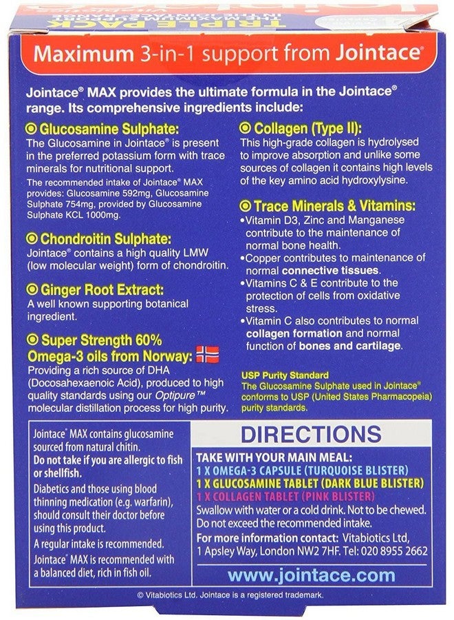 JOINTACE Vitabiotics Jointace Max Tablets - 84 Tablets - Image 2