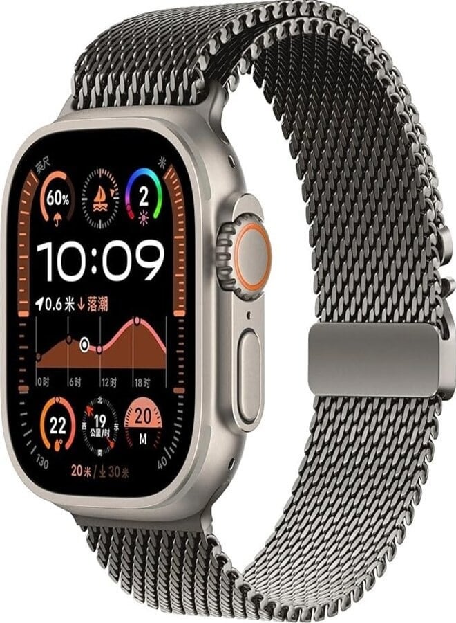 Heavy Metal Chain Strap for iWatch Band 49mm 45mm 44mm 42mm Premium Stainless Steel - Image 3