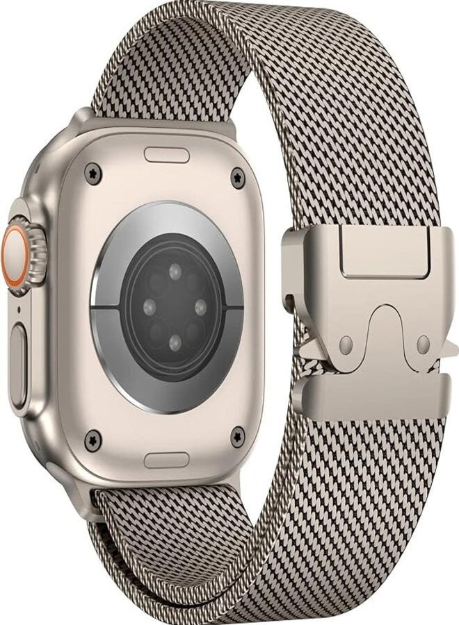 Heavy Metal Chain Strap for iWatch Band 49mm 45mm 44mm 42mm Premium Stainless Steel - Image 2