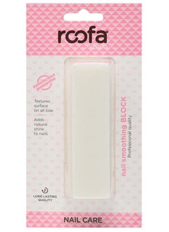 Roofa Spain Roofa Spain Nail Smoothing Block - White -036NC 