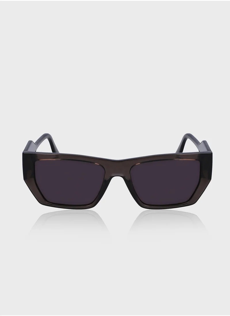 كارل لاغرفيلد Logo Detailed Sunglasses Kl6123S