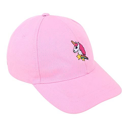 Zacharias Girl's Cotton Cap (Pack of 1) (UC-01_Pink; Free Size) - Image 1