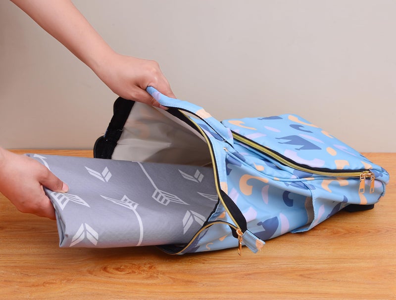 Womumon Baby Splat Mat for Under High Chair and Arts and Crafts, 51" Waterproof Wipeable Floor Protector, Anti-Slip Washable Splash Mat - Image 5