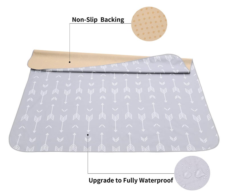 Womumon Baby Splat Mat for Under High Chair and Arts and Crafts, 51" Waterproof Wipeable Floor Protector, Anti-Slip Washable Splash Mat - Image 2