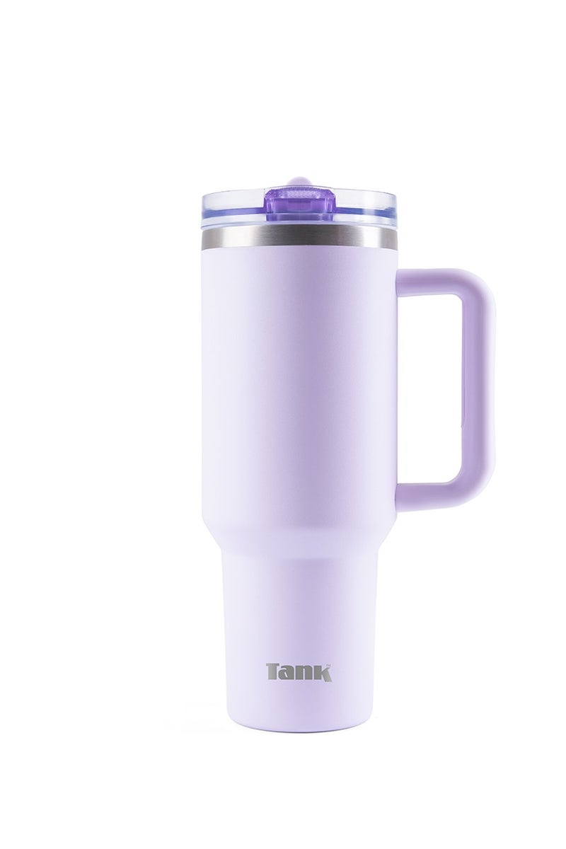 Tank Quencher, 1200ml, Flora, Stainless Steel Bottle, BPA free, insulated, Leakproof - Image 1