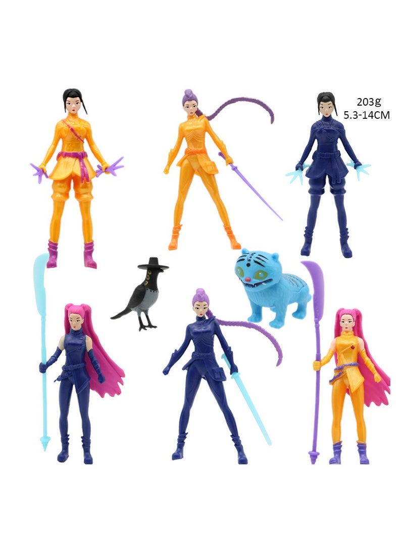 عام دمى K-POP Witch Hunters النجمية - مجموعة دمى جمع بحجم 2-4.5 بوصة، إكسسوارات ألعاب، نماذج عرض مكتبية دقيقة - Image 1