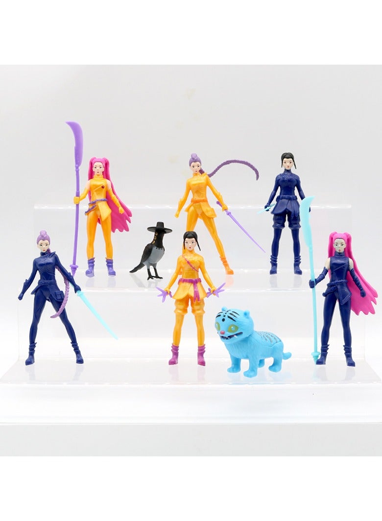 عام دمى K-POP Witch Hunters النجمية - مجموعة دمى جمع بحجم 2-4.5 بوصة، إكسسوارات ألعاب، نماذج عرض مكتبية دقيقة - Image 2