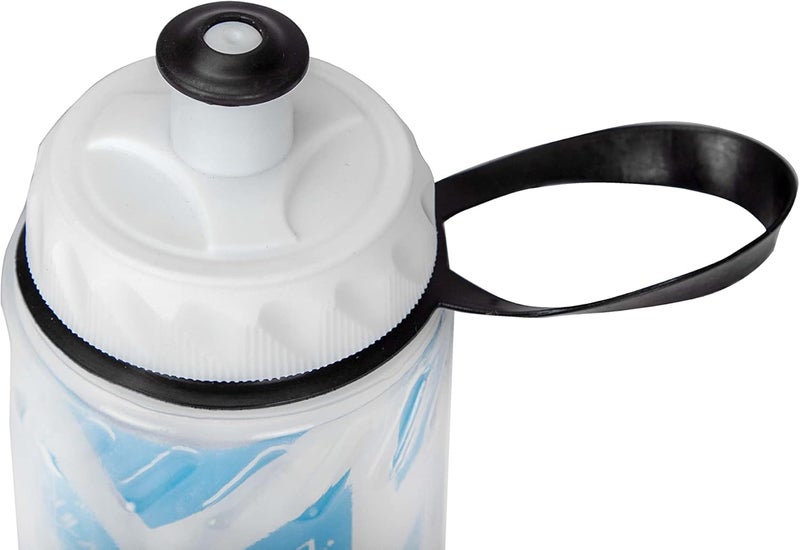 Spartan Water Bottle 650 ml Blue | Leak‑Proof Fast‑Flow Spout Wide Mouth Open Top BPA Free Dishwasher Safe Silicone Grip Durable Fitness Hydration Bottle Cycling Outdoor Sports | SP‑9100 - Image 2