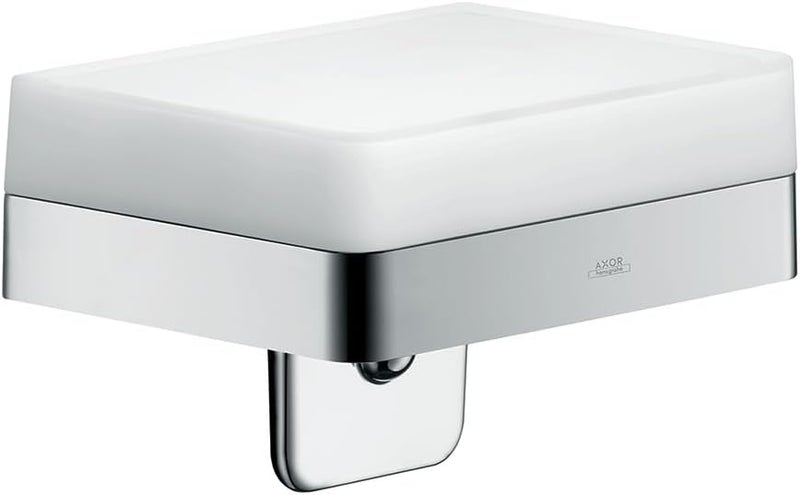 AXOR AXOR Bath and Kitchen Sink Soap Dispenser with Shelf Premium 4inch Modern Soap Dispenser in Chrome 42819000  - Image 1