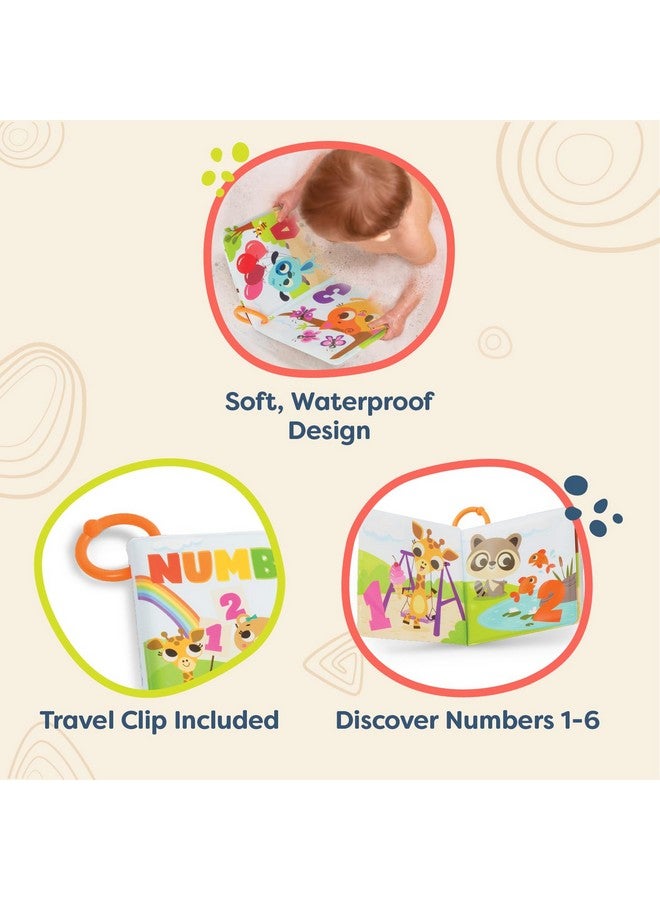 B. toys - Baby Bath Book - Educational Book for Babies - Book About Numbers - Waterproof Bathtub Toys - 6 Months + - Tub Time Books - Numbers - Image 2