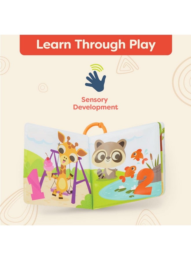 B. toys - Baby Bath Book - Educational Book for Babies - Book About Numbers - Waterproof Bathtub Toys - 6 Months + - Tub Time Books - Numbers - Image 3