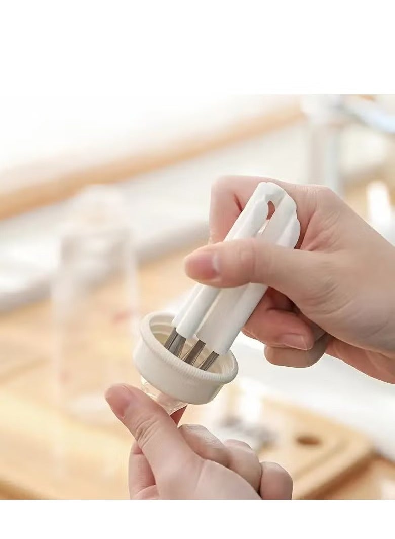 2pcs, Cup Lid Brush, Keyboard Brush, Water Bottle Cleaning Brush, Crevice Dust Removal Brush, Portable Multifunctional Kitchen Cleaning Brush, Groove Brush, Cleaning Supplies, Cleaning Tool  - Image 2