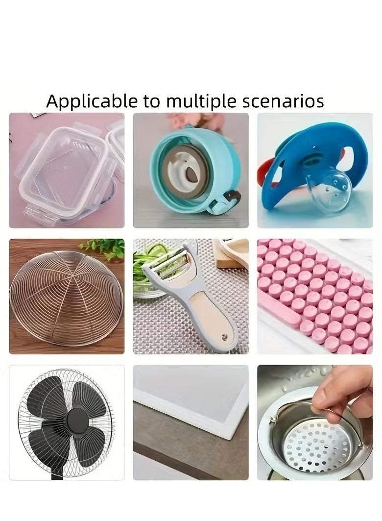 2pcs, Cup Lid Brush, Keyboard Brush, Water Bottle Cleaning Brush, Crevice Dust Removal Brush, Portable Multifunctional Kitchen Cleaning Brush, Groove Brush, Cleaning Supplies, Cleaning Tool  - Image 4
