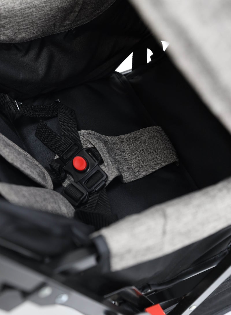 FUN MOMENT Double Folding Two-Seater Baby Stroller - Image 4