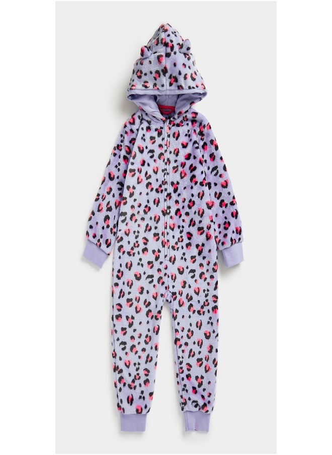 mothercare - Leopard Print Onesie - Image 1