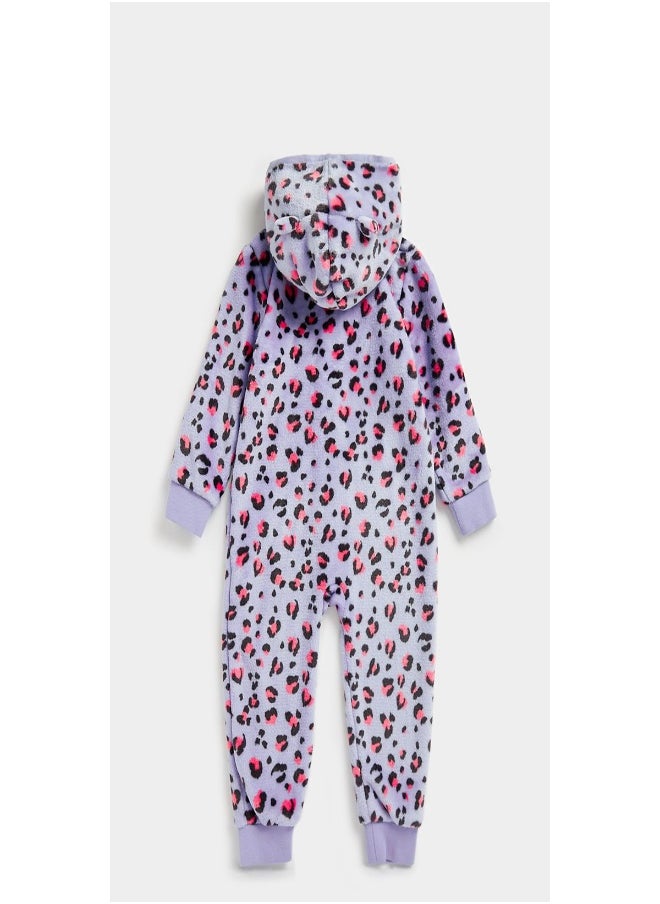 mothercare - Leopard Print Onesie - Image 1